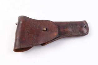 A US 1911 leather holster, indistinctly dated 1944