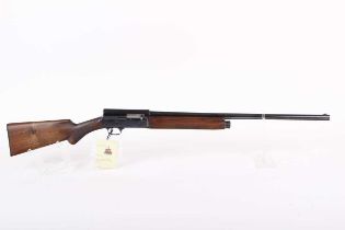 A deactivated 16 bore FN Browning A5 semi automatic, the barrel and receiver marked Fabrique