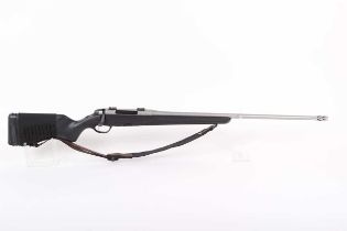 Ⓕ (S1) .300 (Win Mag) Steyr SBS bolt-action rifle, 26½ ins stainless-steel rope-twist barrel,