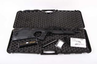 Ⓕ (S1) .22 Walther G22 GSG semi-automatic tactical rifle, 20 ins barrel threaded for moderator (with