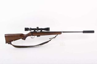 Ⓕ (S1) .17 Hmr CZ 453 American bolt-action rifle with set trigger, 22 ins screwcut barrel, (