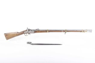 (S58) 18mm Swiss M1842/59 percussion musket, 36 ins barrel with 5 groove rifling (upgraded from
