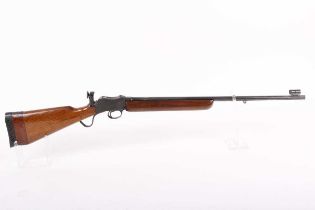 Ⓕ (S1) .220 BSA martini action target rifle, 24½ ins barrel with Parker Hale tunnel front sight