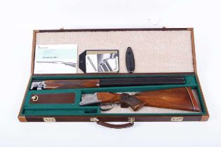 Ⓕ (S2) 12 bore Browning Citori over and under, ejector, 28 ins multi choke barrels (6 chokes and