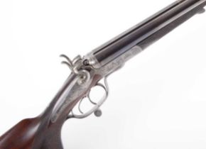 Ⓕ (S2) A Fine 28 Bore Double Hammer Gun by Jos Heinige, a former double rifle with 25¼ ins nitro-