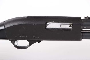 Ⓕ (S1) 12 bore Commando pump-action (FAC), 24 ins ½ choked barrel with heat shield, 76mm magnum