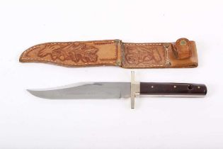A Holland & Holland limited edition sheath knife, 6 ins bowie blade inscribed holland & Holland,