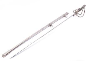 British 1821 Pattern Light Cavalry sword by Thurkle, 30 ins fullered and etched blade with VR