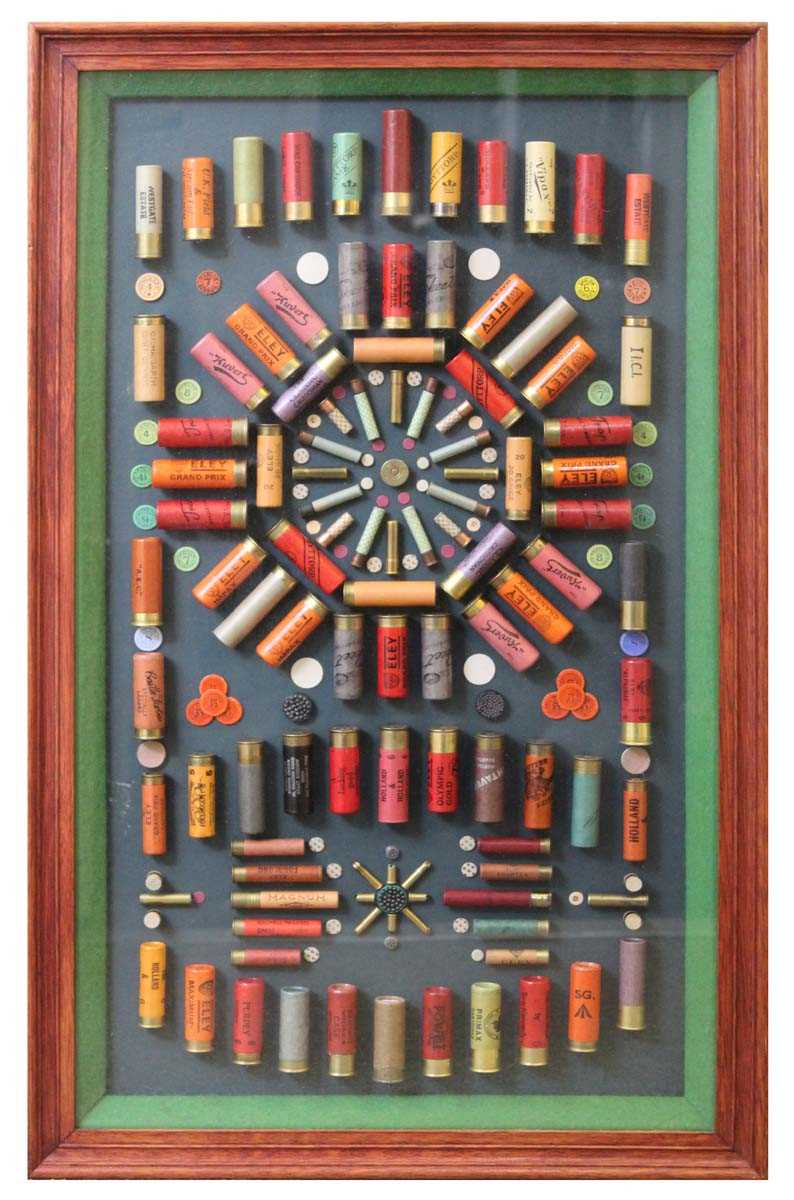 Ⓕ (S2) A framed and glazed collectors cartridge display board; .22 through to 12 bore, various - Image 2 of 7