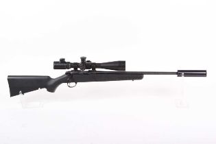 Ⓕ (S1) .17 (Hmr) Sako P04R bolt-action rifle, 21½ ins screw-cut barrel fitted with over-barrel