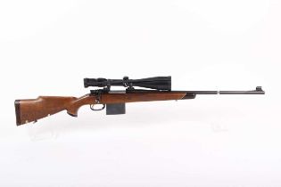 Ⓕ (S1) .308 (Win) Parker Hale bolt-action sporting rifle, 24 ins gloss black barrel, two 10 shot