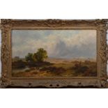 Leopold Rivers (British 1850-1905), landscape scene, oil on canvas, signed bottom right, framed,