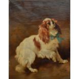 W. Hurt? (British 19th century), A Spaniel, oil on canvas, signed indistinctly and dated 89 bottom