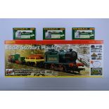 Hornby OO Gauge Eddie Stobart Hauler Steam Freight Set and Steam Tank Locomotives, all boxed R1061