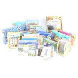 N Gauge Trackside Kits Accessories and Track, boxed kits, all appear complete but unchecked, Piko