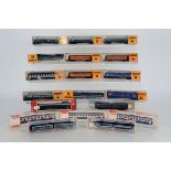 Spanish RENFE and FEVE N Gauge Coaching Stock, all cased/boxed, in various liveries, RENFE,