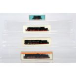 German N Gauge Steam Locomotives, locomotives with tenders, cased Arnold Rapido 0254BR 18 408 18,