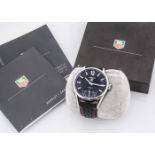 A modern Tag Heuer Carrera Limited Edition manual wind stainless steel wristwatch, 44mm, ref.