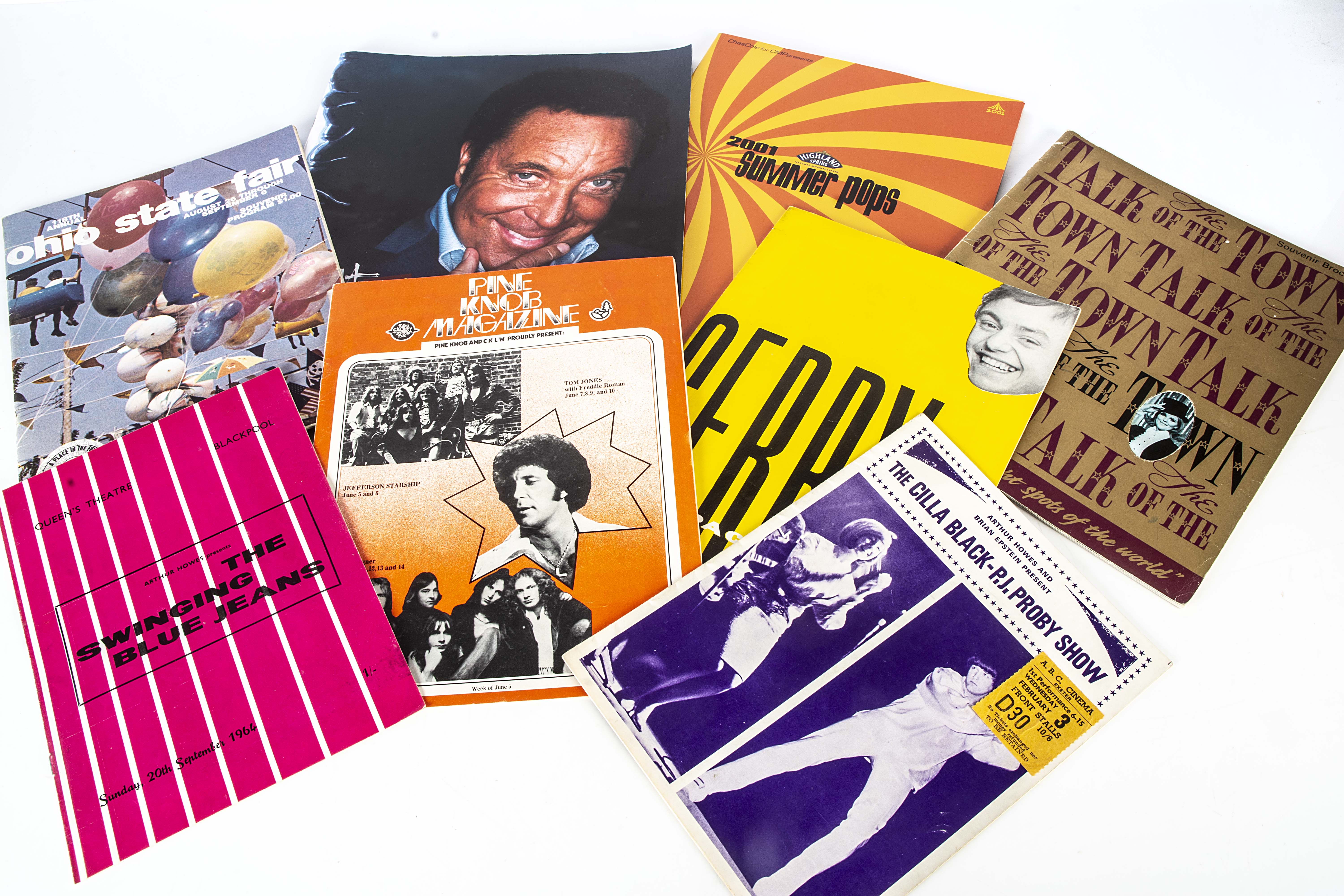 Concert Programmes, approximately twenty programmes from the 1960s to the 2000s including Pine