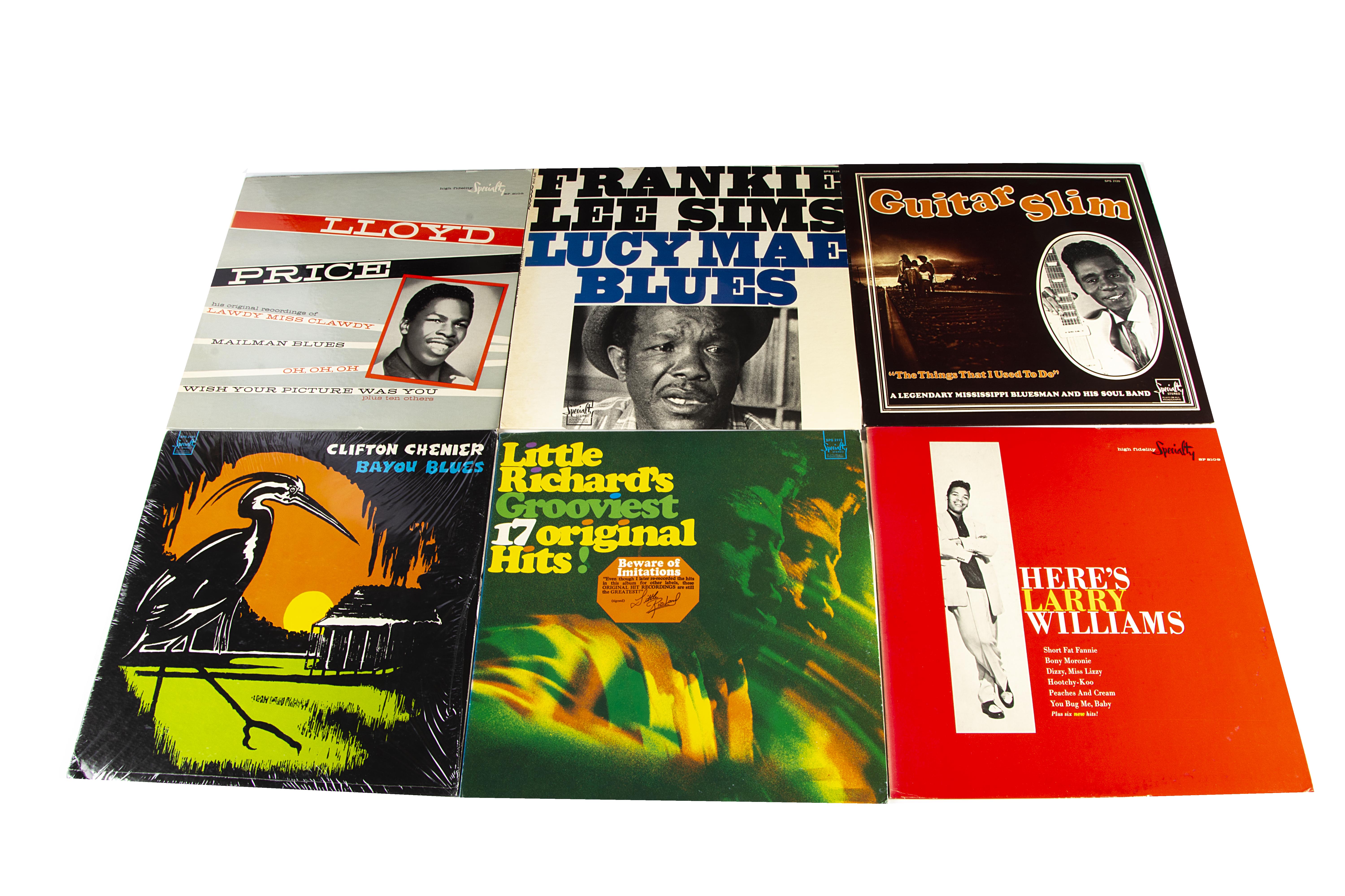 Speciality Label LPs, fifteen albums of mainly Blues, Soul and Rock N Roll, all on the USA