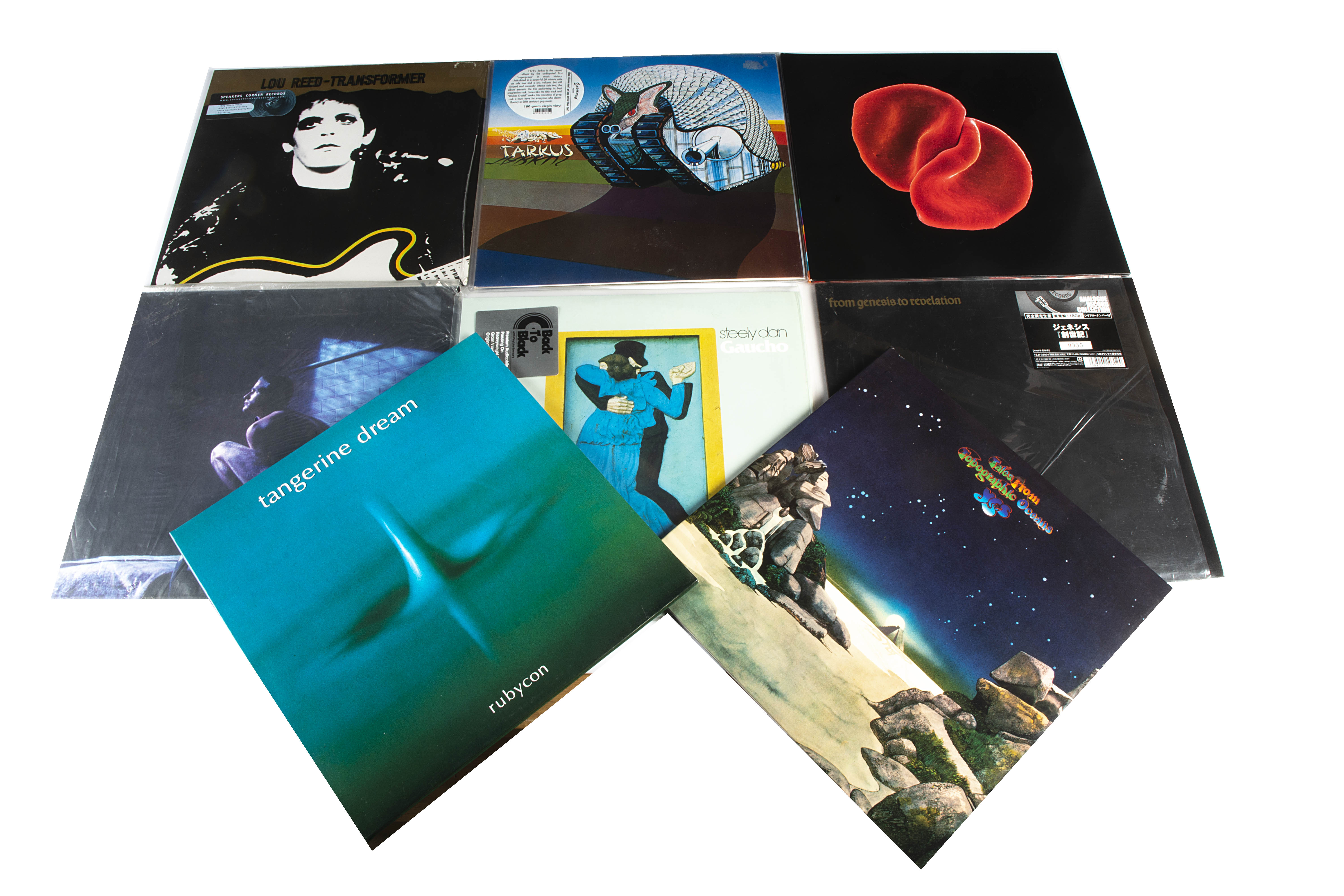 Rock / Prog LPs, eight more recent issue / reissue albums of mainly Classic and Progressive Rock