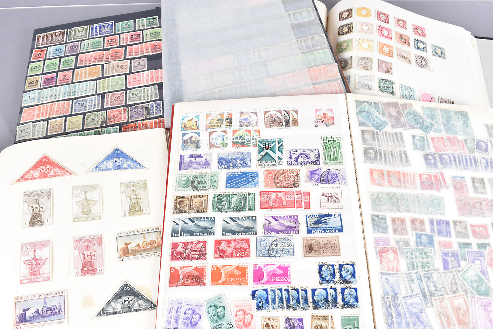 A collection of Commonwealth and World Postal Stamps, in various folders, including Hungry, New