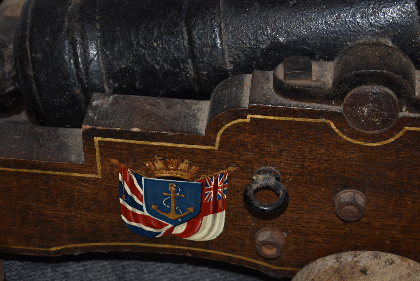 A late 18th early 19th Century European Saluting Gun, possibly Swedish, with 70cm long barrel, - Image 7 of 9