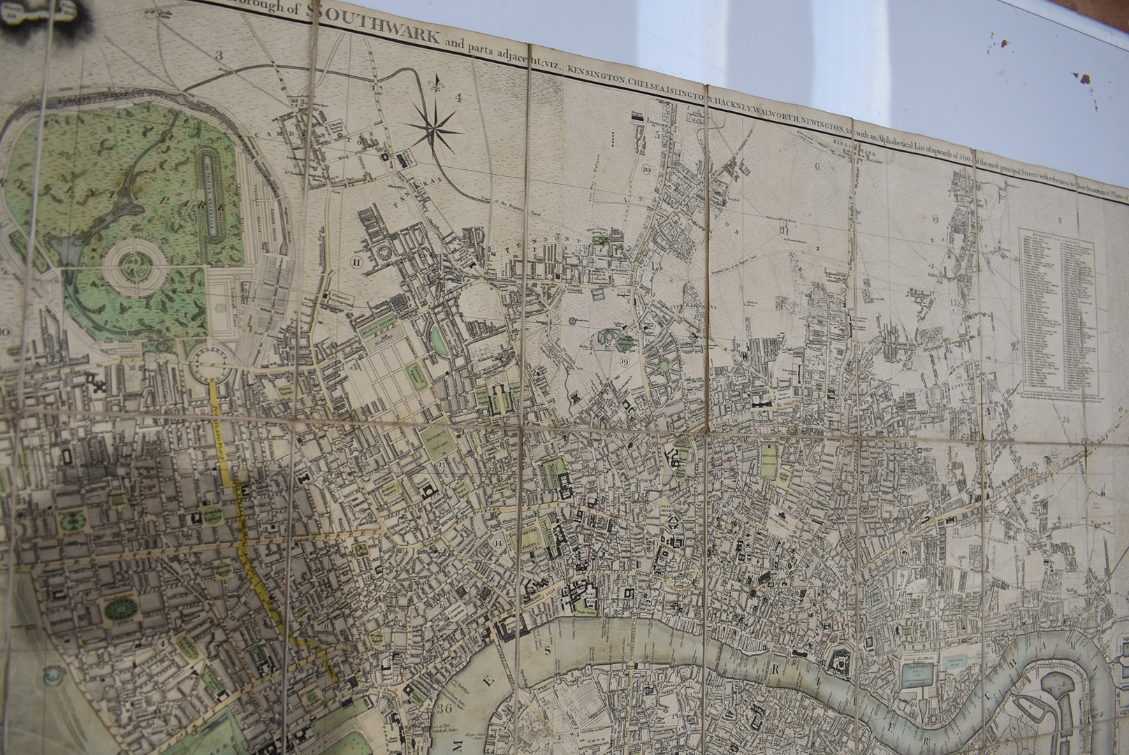 Cary's New and Accurate Plan of London and Westminster, the Borough of Southwick and parts Adjacent, - Image 5 of 8