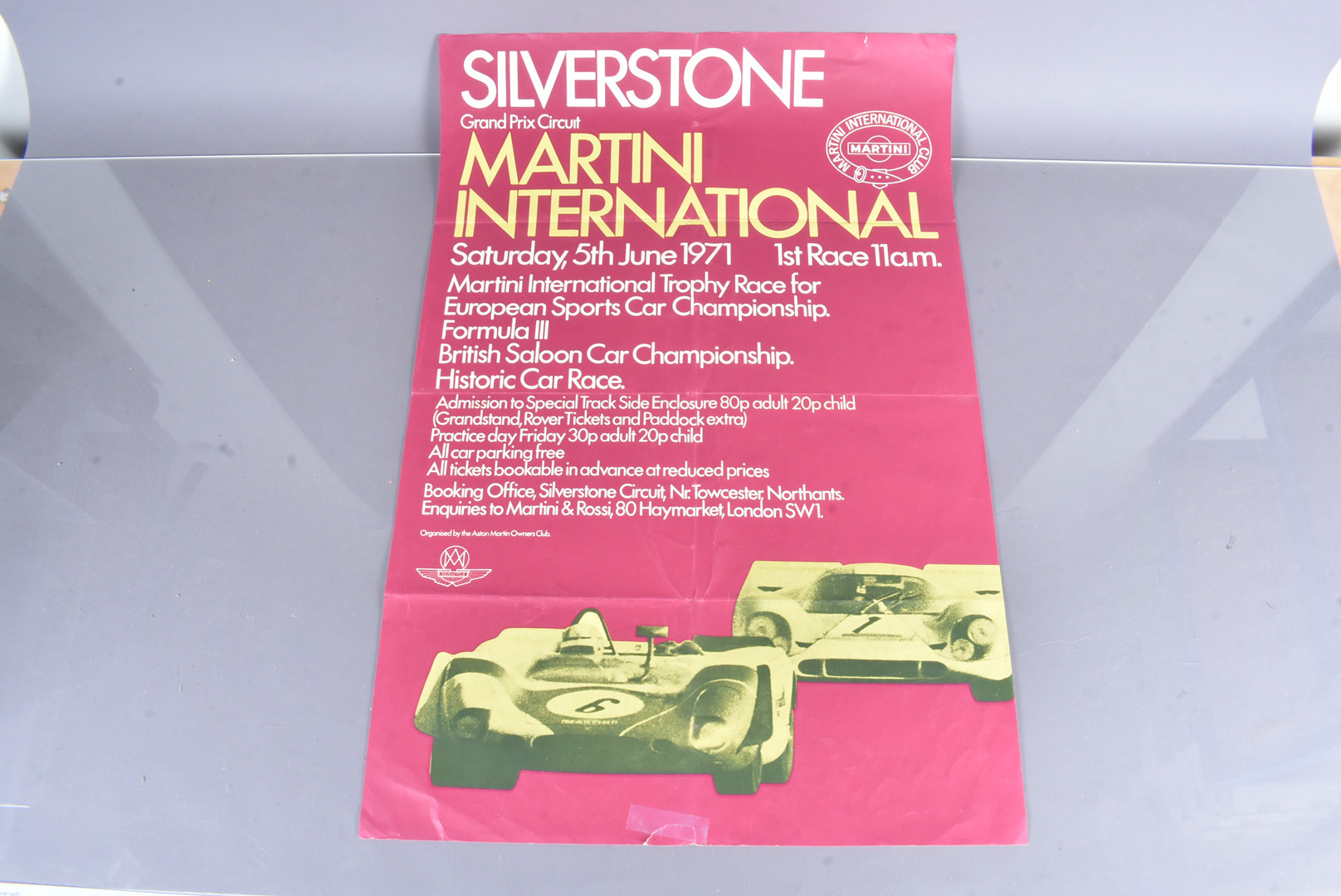 Silverstone Martini International, four Silverstone Martini International posters, 1969-72, - Image 3 of 4