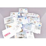 A collection of Aviation related signed FDCs, including Ottowa-Hull 85 Flown in an Air Balloon,