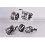 Five fishing reels, comprising Olympic D.S-5, Penn Super Mariner No.49, Charter Special TR2000,