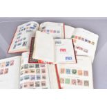 A collection of Overseas stamps, mainly Asian and African Countries, in five albums (parcel)
