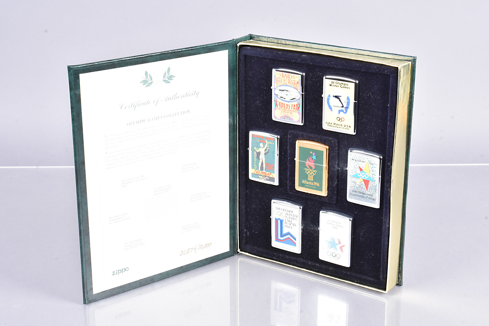 Olympic Games Collection, Centennial Olympic Games, Atlanta 1996, the set Zippo lighter Limited