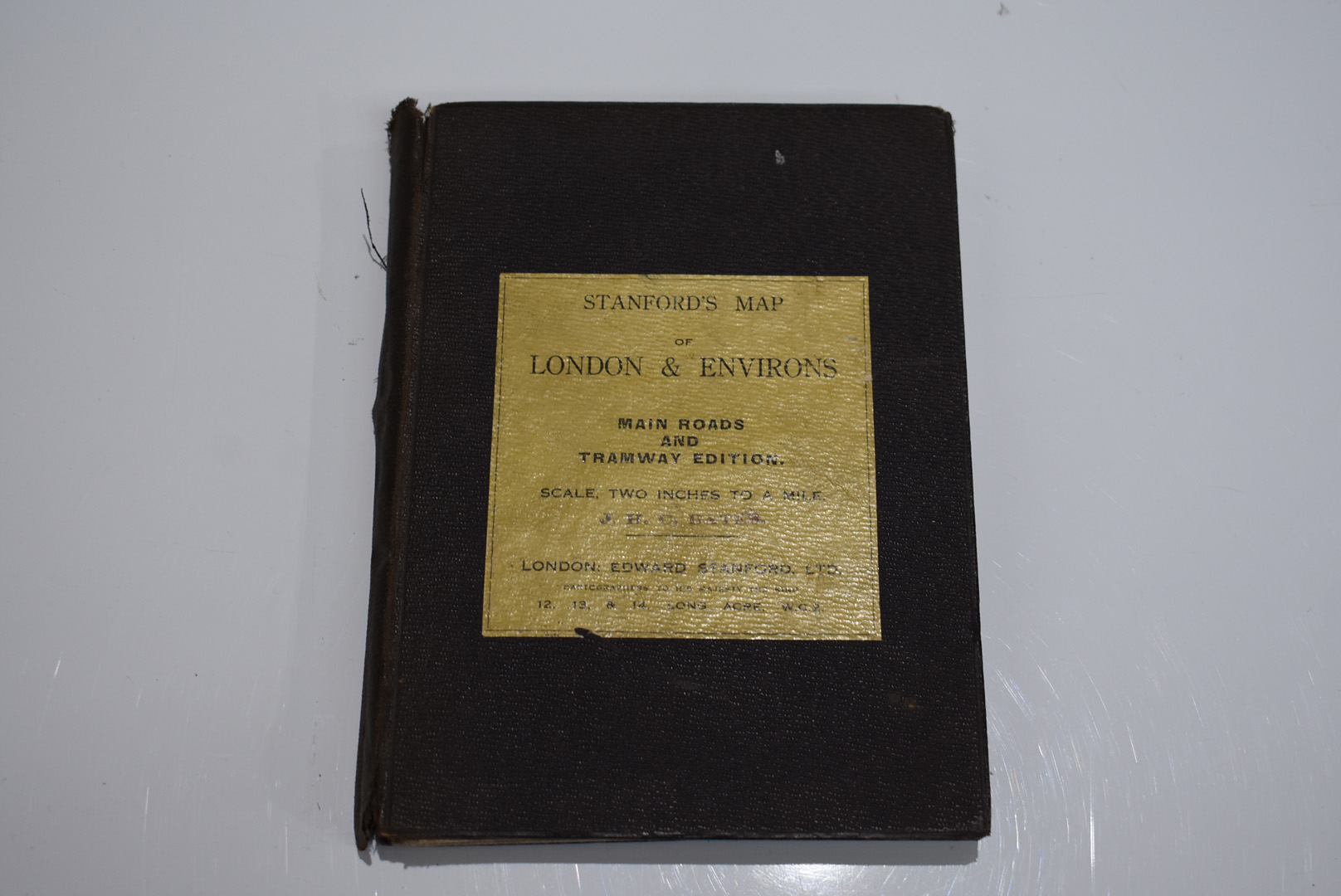 Stanford's New Two Inch Map of London and its Environs - Main Road and Tramline Edition, published - Image 10 of 10