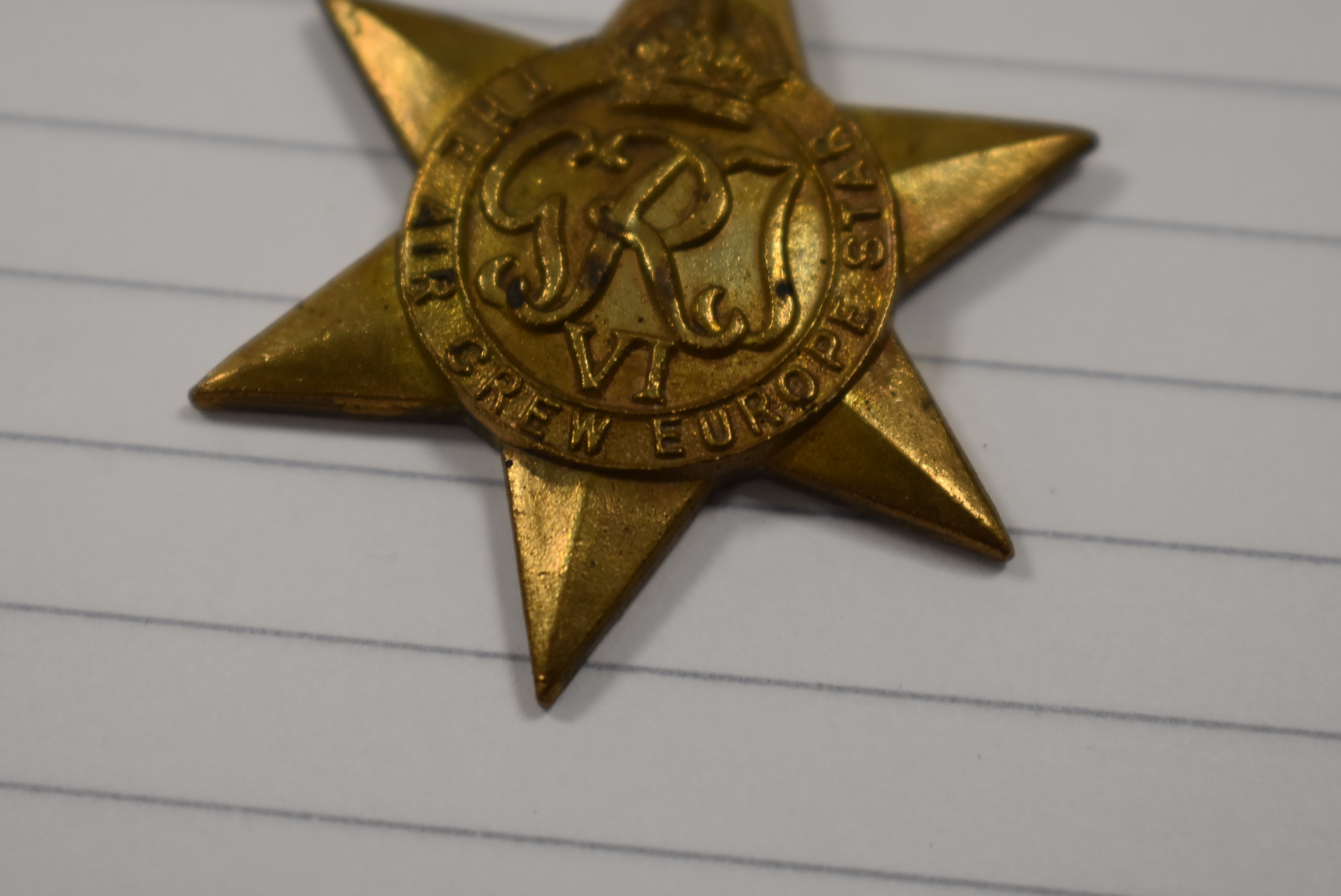 An unattributed WWII medal group, comprising a 1939-45 Star, Atlantic Star, Air Crew Europe Star, - Image 3 of 3