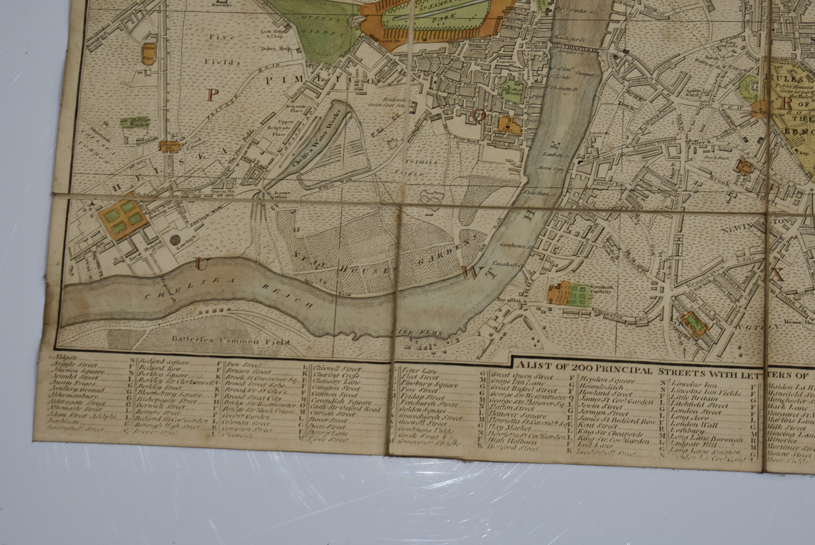 London and Westminster - William Darton, A New and Correct Plan of London and Westminster with the - Image 4 of 7