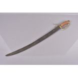 An 18th Century German Hunting sword, with 49cm long curved blade, with Solingen Crowned stamp, with