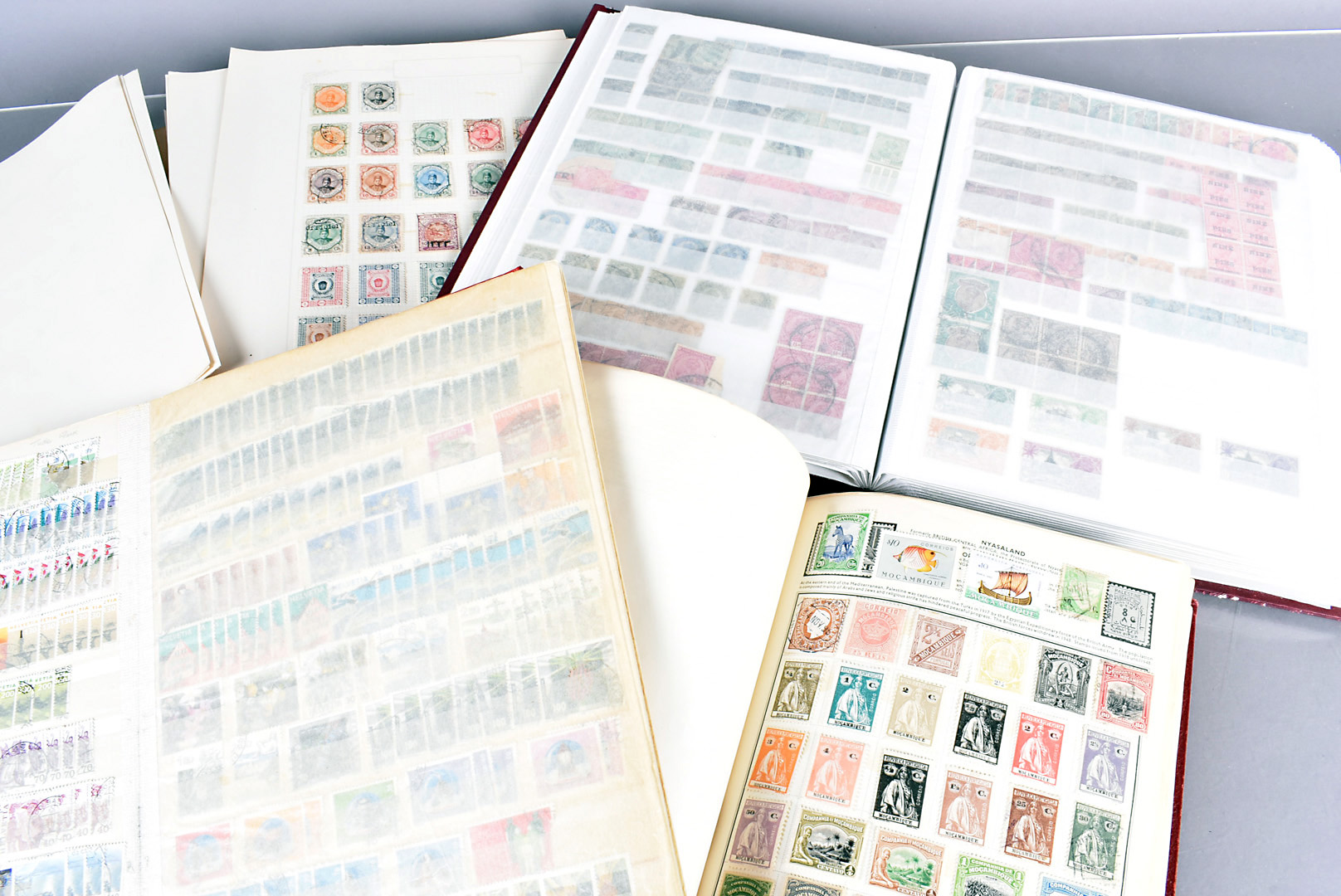 A large collection of World Stamps, late 19th Century and later, including a whole album of Indian