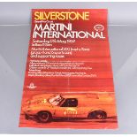 Silverstone Martini International, four Silverstone Martini International posters, 1969-72,