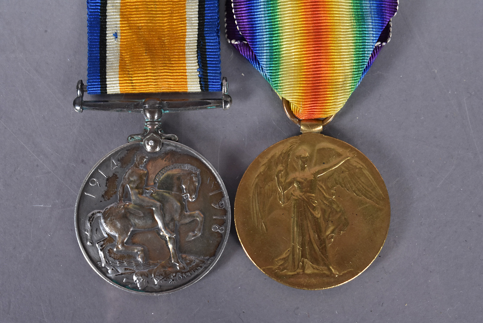 A WWI South Wales Borderers duo, awarded to Private George Morgan (37635), who was also attached