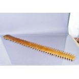 A large Sawfish Rostrum, with 64 teeth, approx. 119cm long, sold with A10 Cites Certificate, No.