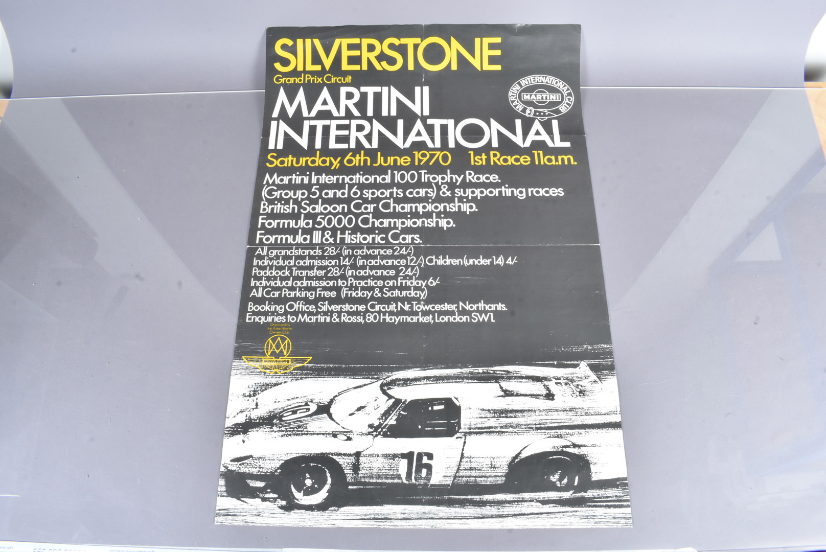 Silverstone Martini International, four Silverstone Martini International posters, 1969-72, - Image 2 of 4