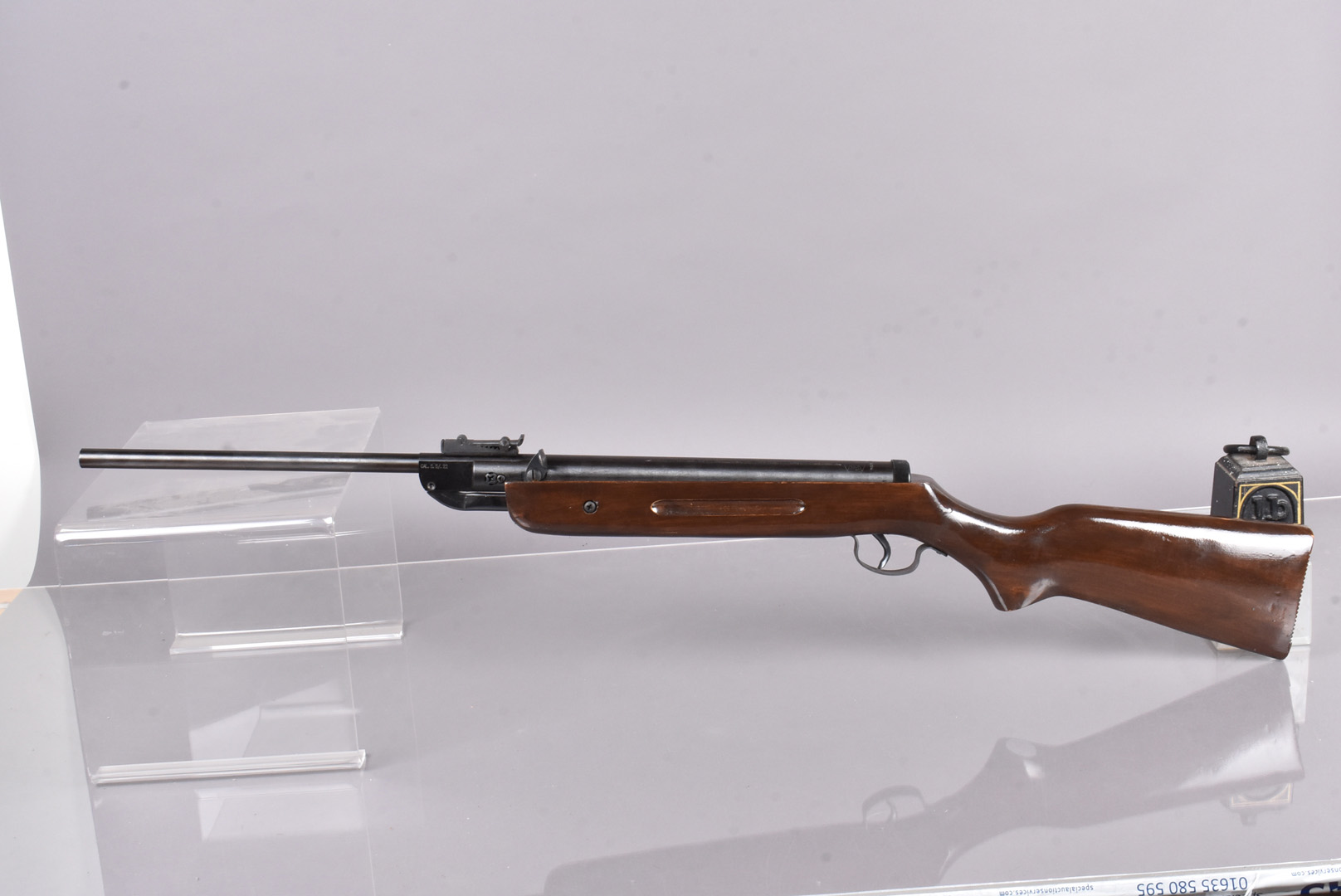 A West Lake .22 Air Rifle, with break barrel action, 35cm long barrel, middle sight present, Face to - Image 2 of 5