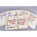 A small collection of Victorian British and later stamps, including World examples (parcel)