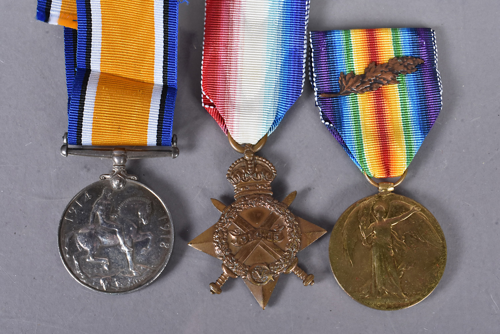 A WWI Queen Alexandra's Imperial Military Nursing Service Reserve trio, awarded to Matron E