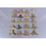 A group of 20 Victorian and Later Royal Artillery cap badges, to include Honourable Artillery