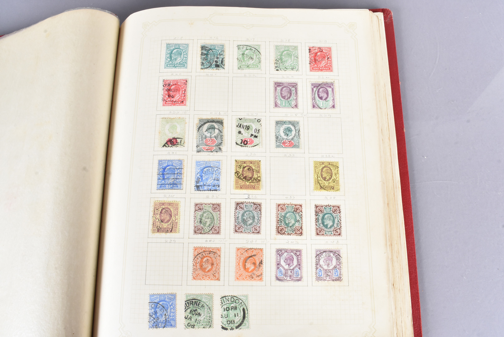 A well presented Victorian and later British Stamp album, including Penny Black (DH), Penny Red Pair - Image 5 of 10