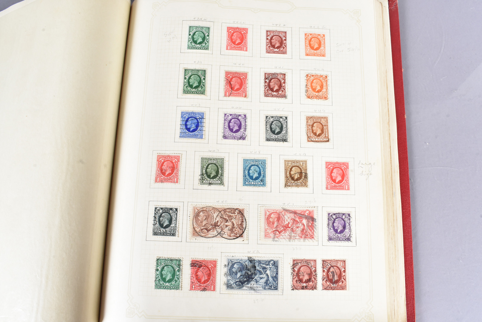 A well presented Victorian and later British Stamp album, including Penny Black (DH), Penny Red Pair - Image 8 of 10