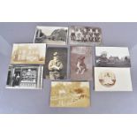 Victorian and Later Postcards, loose cards and a period album, includes Reading and surrounding