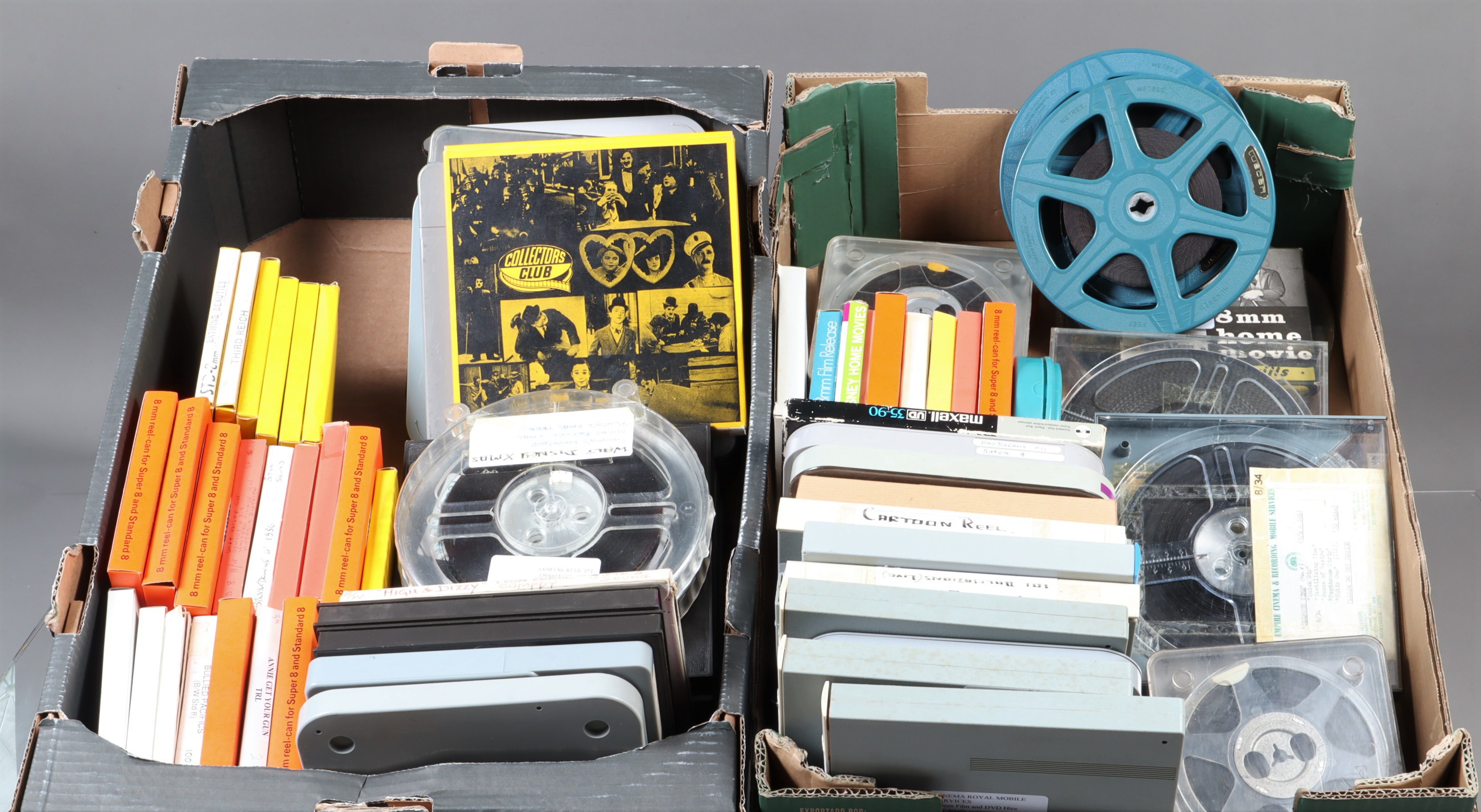 A Group of 8mm Cine Films, Standard & Super 8 films, news reels, travel films, cartoons and